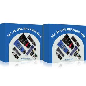 2 Set of 8-Pc. All-In-One Men's Routine Skincare Set - Total Value $166 (2x $83)